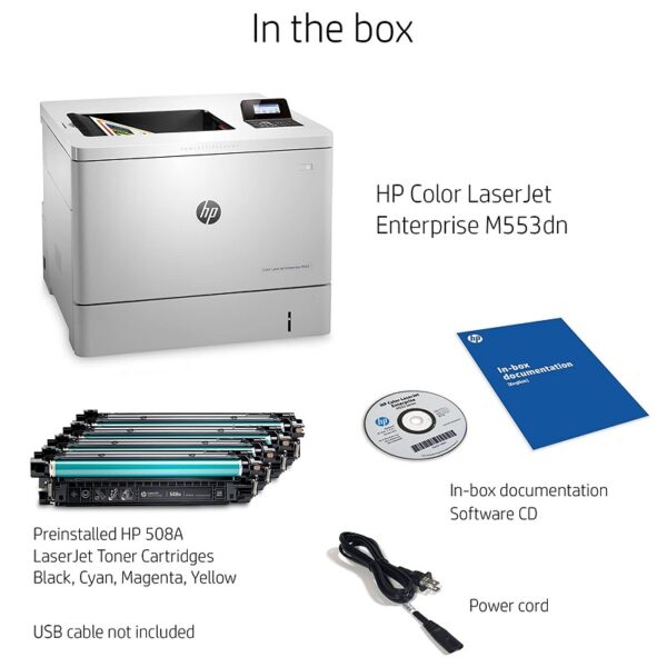 HP Color Laserjet Enterprise M553Dn – Printer – Color – Duplex – Laser - Image 3