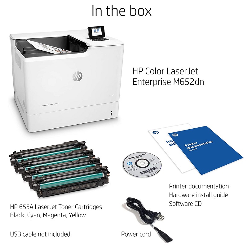 HP Color Laserjet Enterprise M652Dn – Printer – Color – Duplex – Laser - Image 3