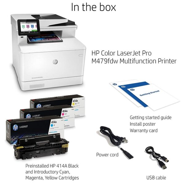 HP Color Laserjet Pro Mfp M479Fdw – Multifunction Printer – Color – Laser - Image 2