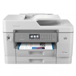 Brother MFC-J6945DW – Multifunction printer – color – ink-jet – 11.69 in x 35.43 in (original) – A3/Ledger (media) – up to 15 ppm (copying) – up to 22 ppm (printing) – 600 sheets – 33.6 Kbps – USB 2.0, LAN, Wi-Fi(n), NFC, USB 2.0 host – white, gray